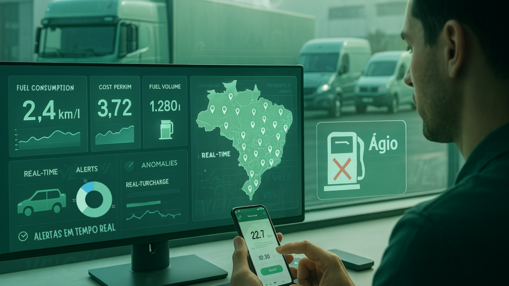 Monitoramento em tempo real do abastecimento